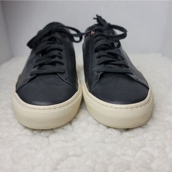 Good Man Brand Shoes Men's Size 15 Black Leather Lace Up Sneaker - Picture 2 of 10